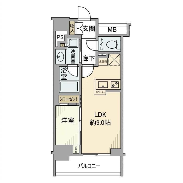 グローリオ　コンフォート東京菊川の間取り|間取りです。