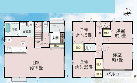 千葉市稲毛区小仲台八丁目　新築分譲住宅A号棟