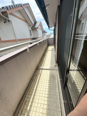 中古戸建　大垣市中川町4丁目　昭和63年築のバルコニー