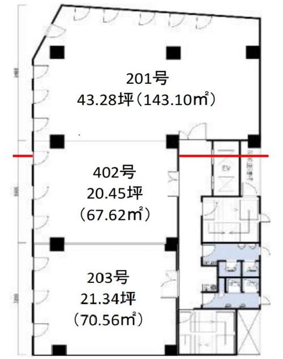 グロース北浜ビルディングの間取り