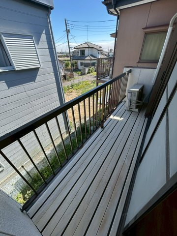 邑楽町秋妻賃貸住宅のバルコニー