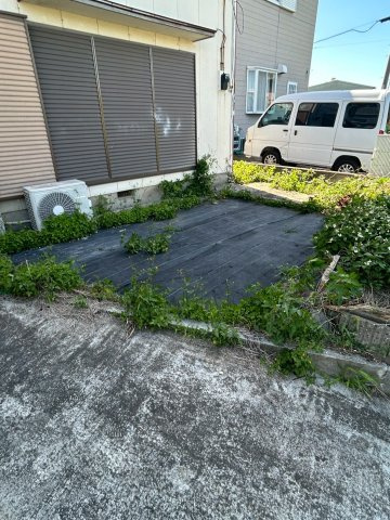 邑楽町秋妻賃貸住宅の庭
