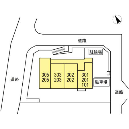 プライムフラットの区画図