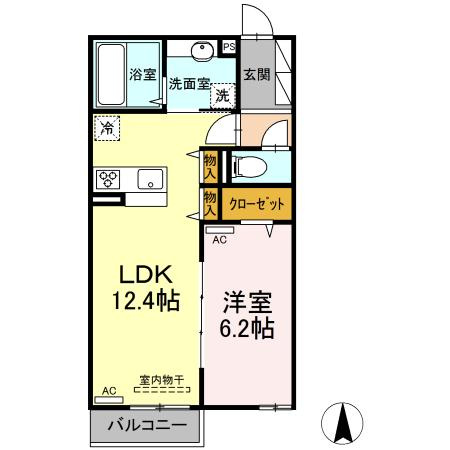 プライムフラットの間取り