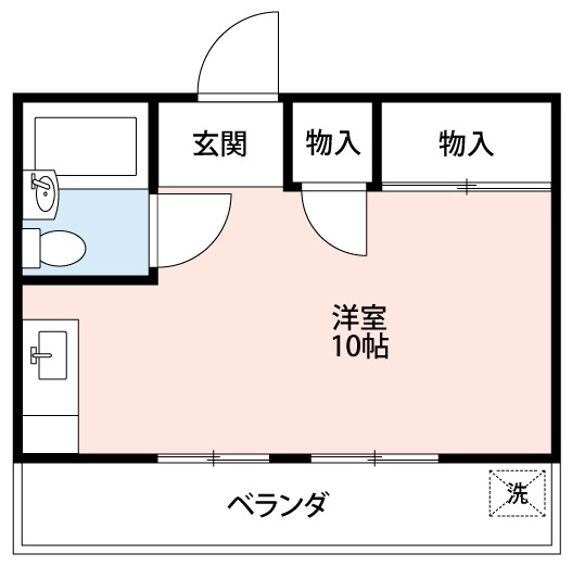 【間取り】 | ツルタハイツＢ