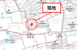 Bloom　菊陽町武蔵ケ丘北1丁目1期の地図