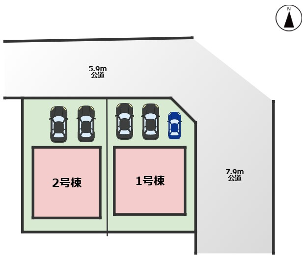 MIRASUMO名東区猪子石12104②｜名古屋市の戸建ならホームアップの区画図