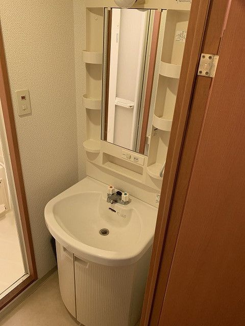 福岡市中央区地行２丁目の賃貸マンションの洗面所