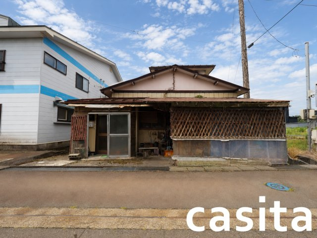 【外観】 | 【建築条件なし】大仙市大曲戸巻町 区画の整った住宅街 北側道路は消雪道路の67.49坪 住宅用地