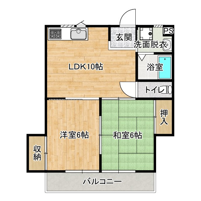 ルミエール高そねの間取り