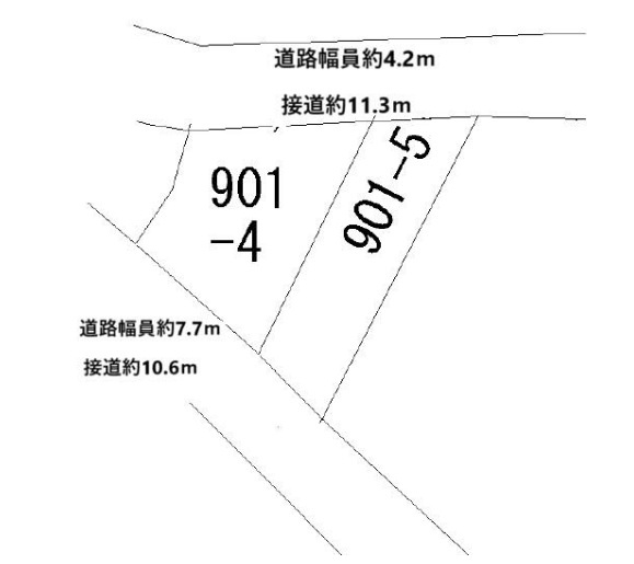 敷地面積47坪　売地　川越市古谷本郷