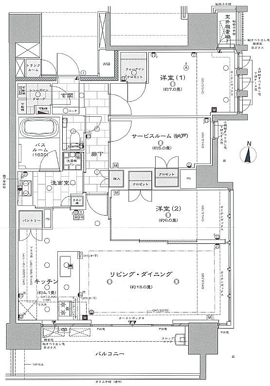 ザ・ライオンズ横川の間取り