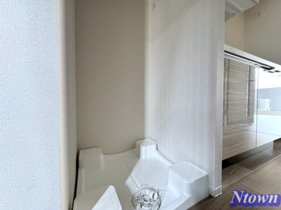 【設備】 | MAXIV名古屋 | 洗濯機置き場です。