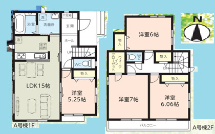 船橋市大穴北八丁目　新築分譲住宅A号棟