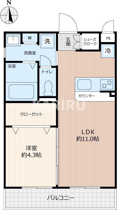 ＰＡＲＣ深江南 の間取り