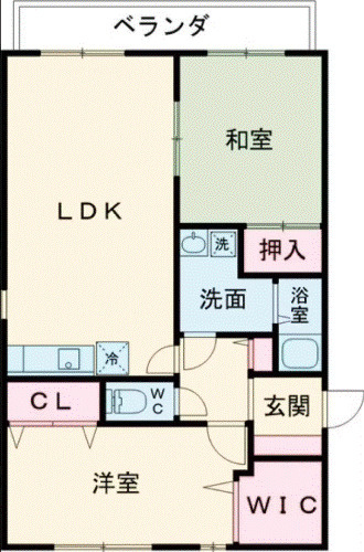 メゾンクレール西町【キャッシュバック対象物件】の間取り