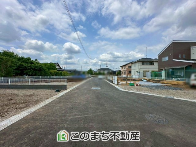 LiveleGarden.S下野市上大領の前面道路含む現地写真|前面道路含む現地写真