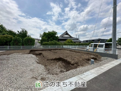 【外観】 | LiveleGarden.S下野市上大領　7号棟 | 建築中現地写真（同社施工の完成物件・モデルハウスがご見学できます）