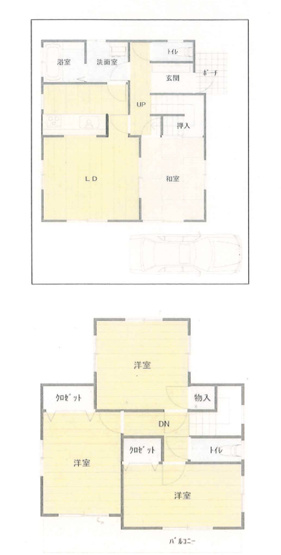 【間取り】 | 川越市平塚　中古戸建