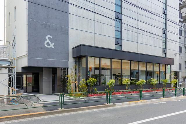 アンパサンド北新宿のロビー|2023年3月撮影 