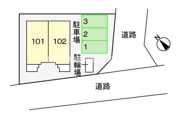 ホワイト　ピジョンの区画図