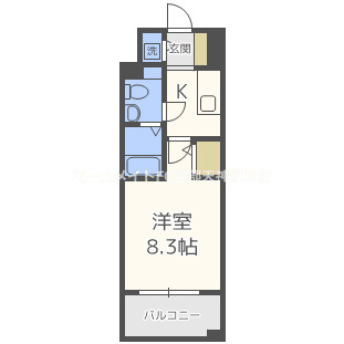 プラウドフラット新大阪の間取り
