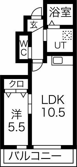 ウエスト加木屋　　刈谷市近郊の賃貸はクラスホーム刈谷店の間取り