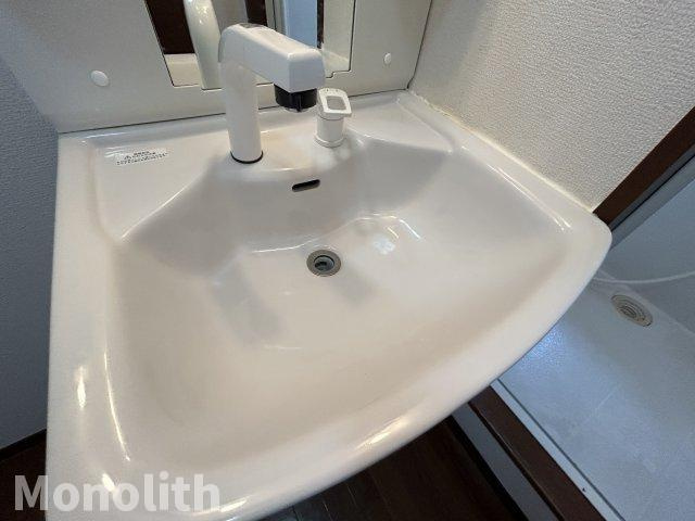 グリーンオアシスH棟の洗面所