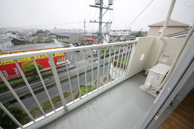 サンハイツのバルコニー
