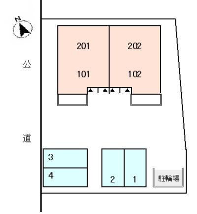 フィオーレ　Ⅲの区画図