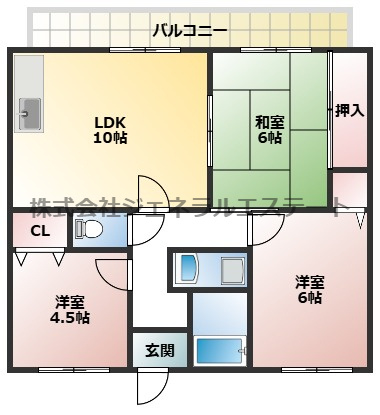 【間取り】 | クレールコート