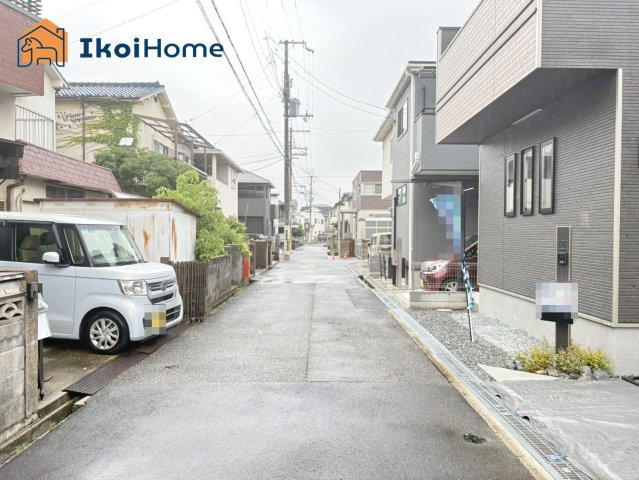 明石市魚住町西岡　全1棟　新築戸建の前面道路含む現地写真|【ホームページに現地動画掲載中】●年中無休：当日予約可●神戸市、明石市初。契約前に新築の住宅診断実施