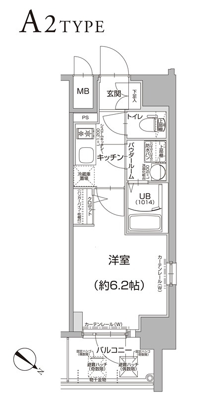 エスリードザ・ランドマーク神戸 の間取り