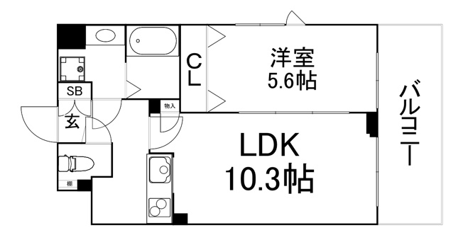 【間取り】 | アーバネックス谷町