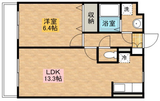 【間取り】 | 大島マンション３