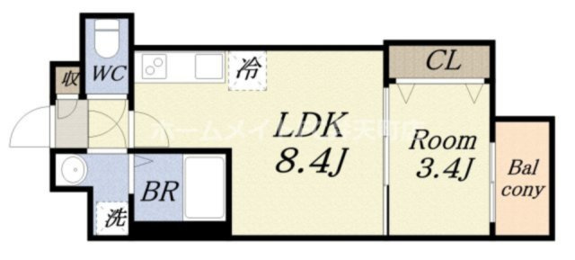 【間取り】 | H-maison大正Ⅵ