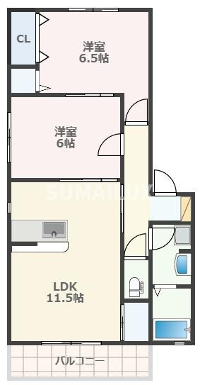 スカイヒルズの間取り