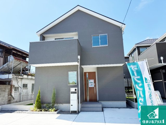 大阪狭山市茱萸木　第1期　新築一戸建ての外観|お客様に長く安心して住んでいだだける事にこだわった家づくり！住んでからのアフターサービスにもしっかりと取り組んでいます！