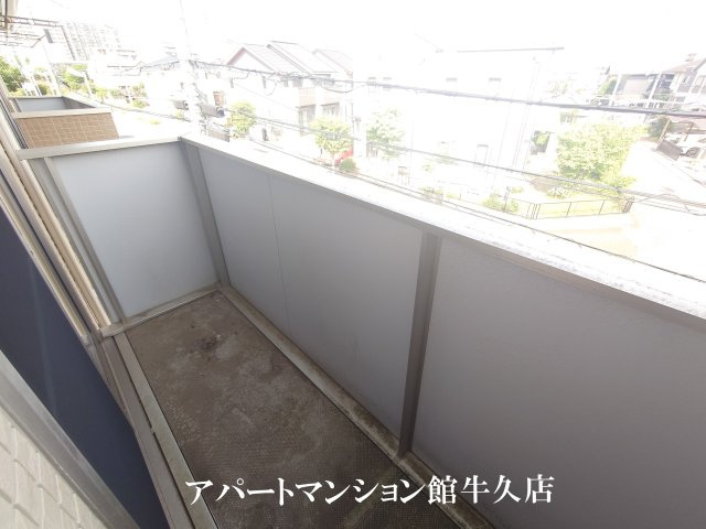 Parkside ひたち野のバルコニー