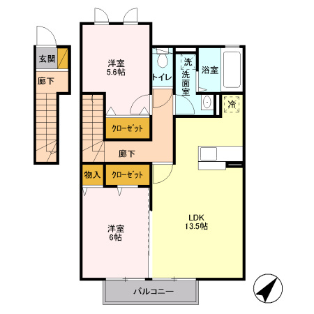 Parkside ひたち野の間取り
