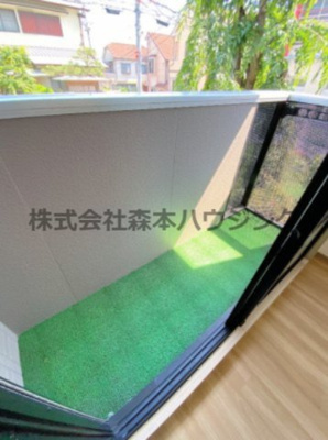 【バルコニー】 | 　サニーハイツ香里園 | 落ち着いた時間を過ごせるバルコニーです