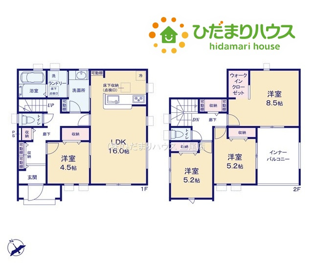 熊谷市拾六間　第7　新築一戸建て　リーブルガーデン　01の間取り