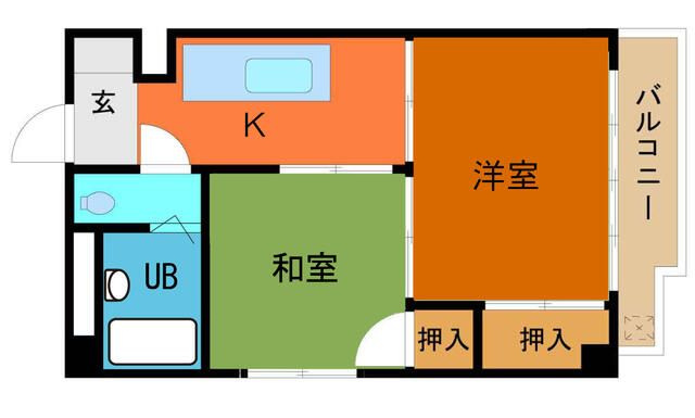 ＳＫハイツⅠの間取り