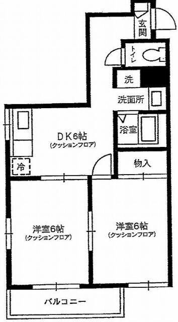 ローザングランデの間取り|間取りです。