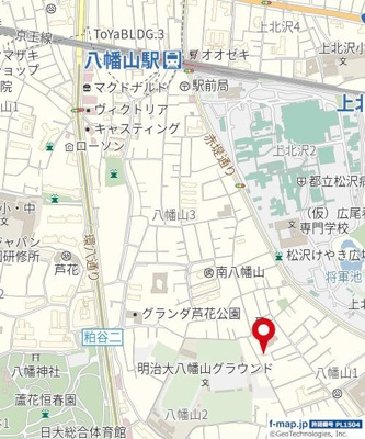 【地図】 | セントメアリー八幡山Ⅱ