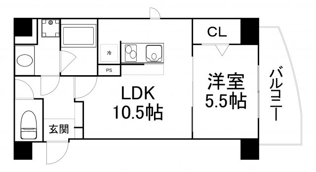 【間取り】 | フェリシエ安堂寺町