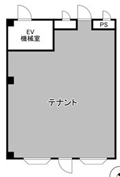 大津市大萱１丁目の店舗事務所の間取り