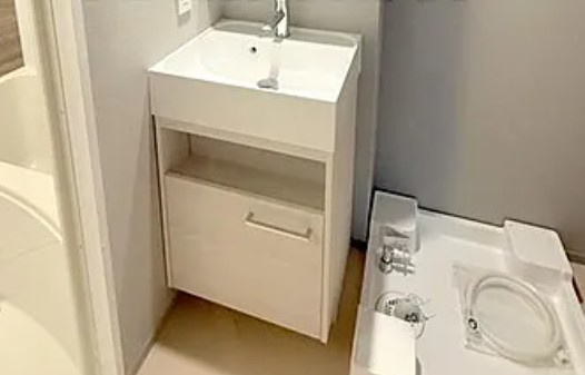 CUBE ASAKUSAの洗面所