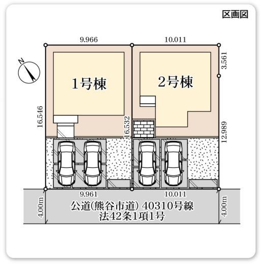 リーブルガーデン．S　熊谷拾六間第７　の区画図|現地区画図