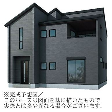 リーブルガーデン．S　熊谷拾六間第７　の完成予想図|１号棟完成予想図